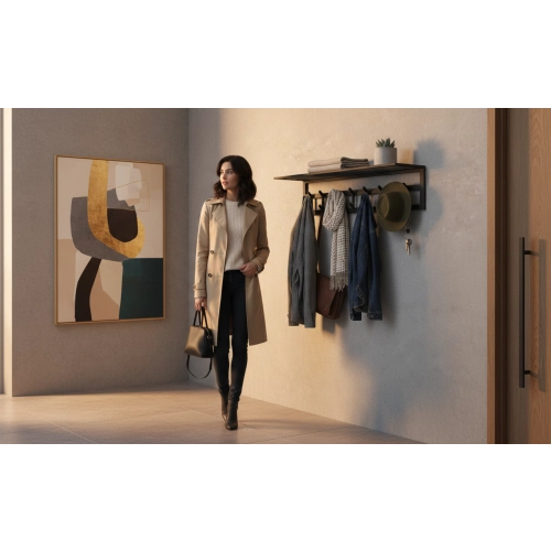 Wieszak ścienny metalowy Rozmiary Kolory WM-5